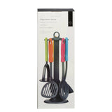Tyri 5pc Grey Nylon Kitchen Tool Set