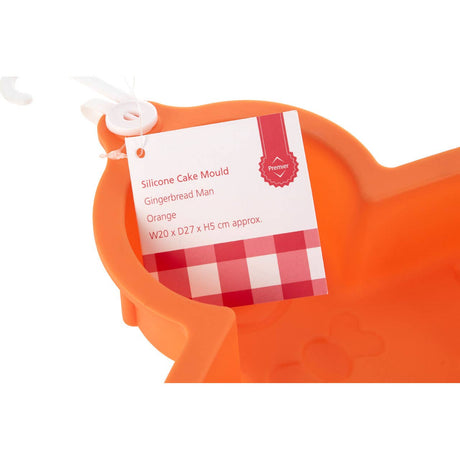 Hallie Gingerbread Man Orange Cake Mould