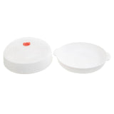 White And Clear Microwave Steamer