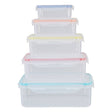 Herrela 5Pc Rectangular Food Containers