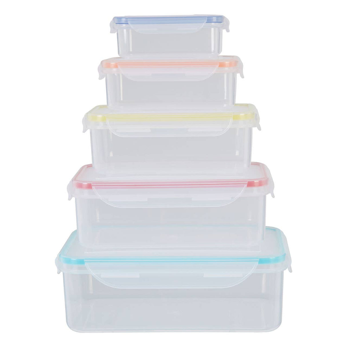 Herrela 5Pc Rectangular Food Containers
