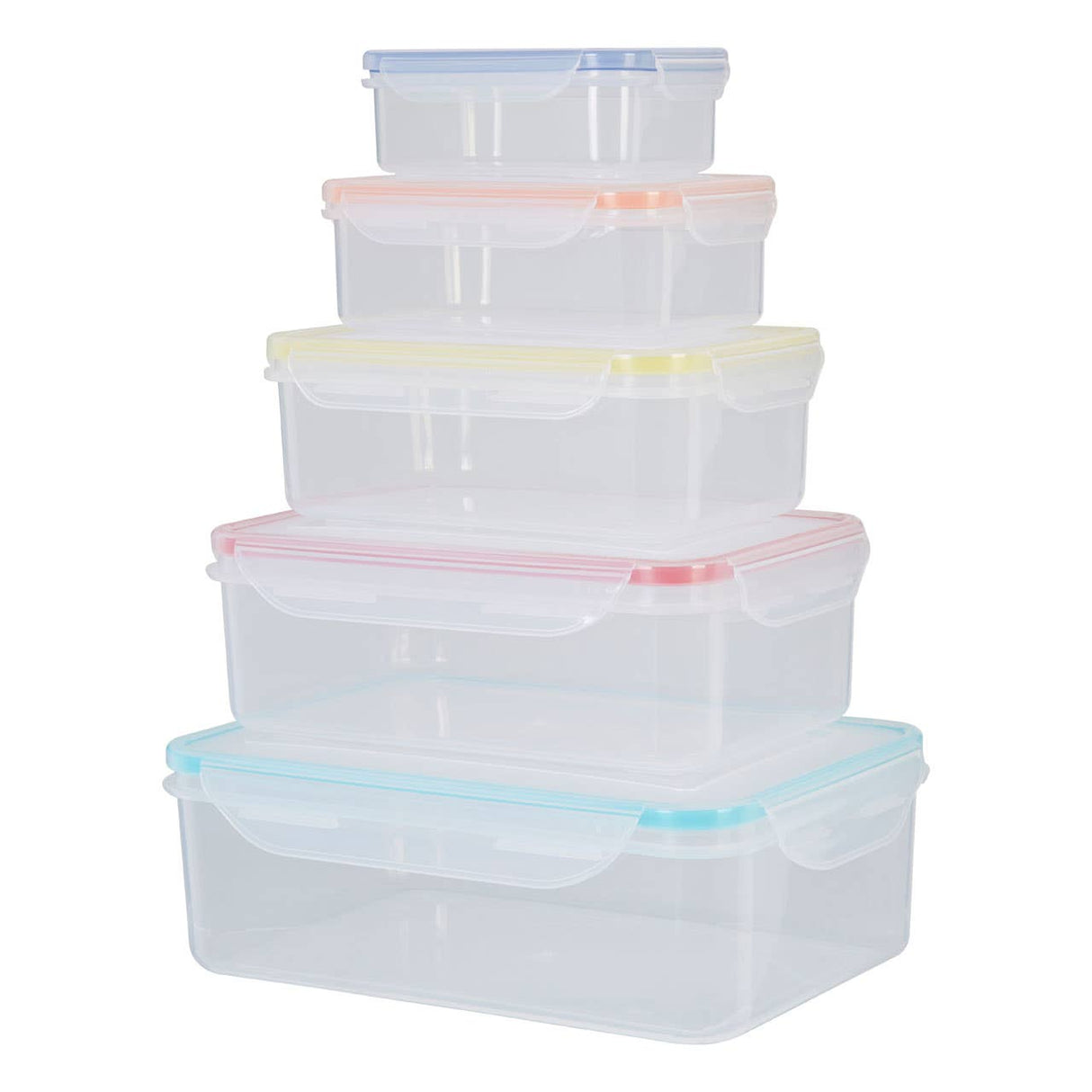 Herrela 5Pc Rectangular Food Containers