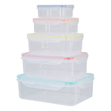 Herrela 5Pc Rectangular Food Containers