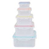 Herrela 5Pc Rectangular Food Containers