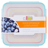 Herrela 5Pc Square Food Containers