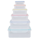Herrela 6Pc Rectangular Food Containers