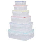Herrela 6Pc Rectangular Food Containers