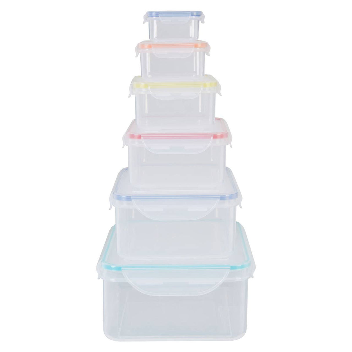 Herrela 6Pc Rectangular Food Containers