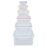 Herrela 6Pc Rectangular Food Containers