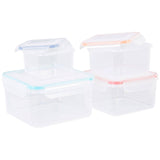 Herrela 4Pc Square Food Containers