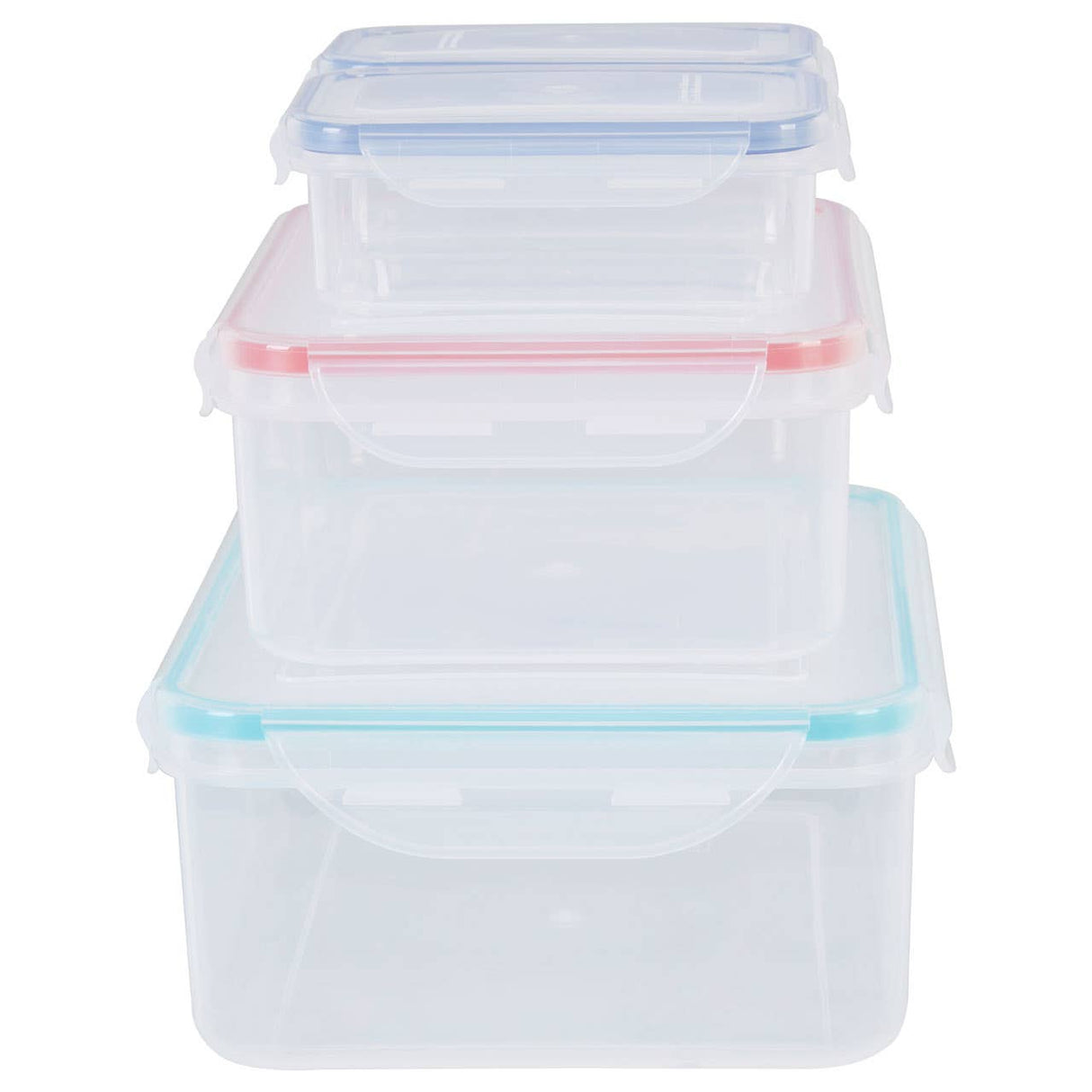 Herrela Multicoloured Lids 4Pc Food Containers
