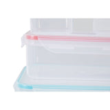 Herrela Multicoloured Lids 4Pc Food Containers