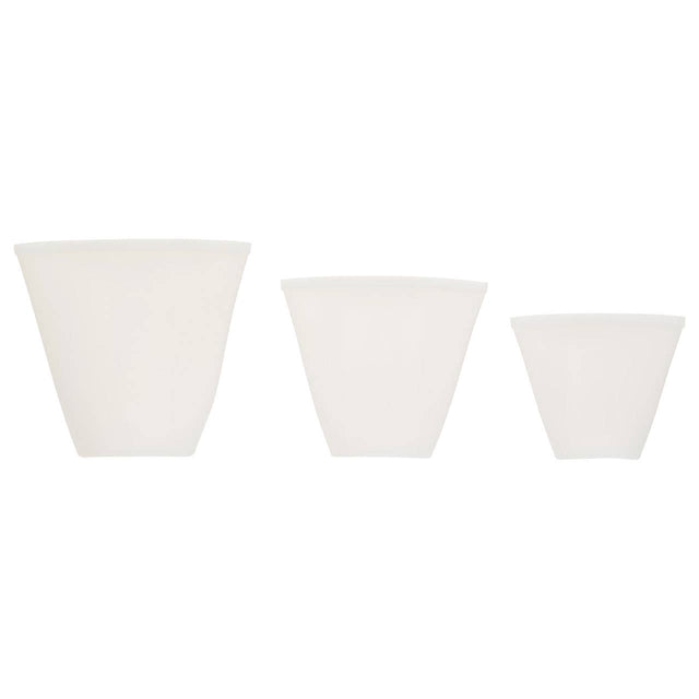 Set Of Three Zing Silicone Preserving Bags