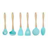 Zing Pc Pastel Green Utensil Set