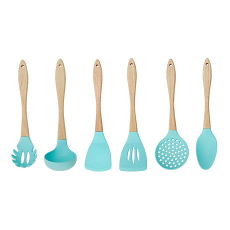 Zing Pc Pastel Green Utensil Set