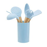 Zing 7Pc Pastel Blue Utensil Set