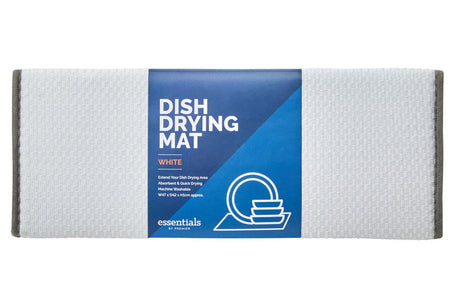 Dish Drying White Mat