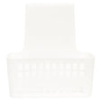 Temel White Small Hangable Organizer Basket