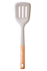 Nova Stone Grey Silicone Head Slotted Turner