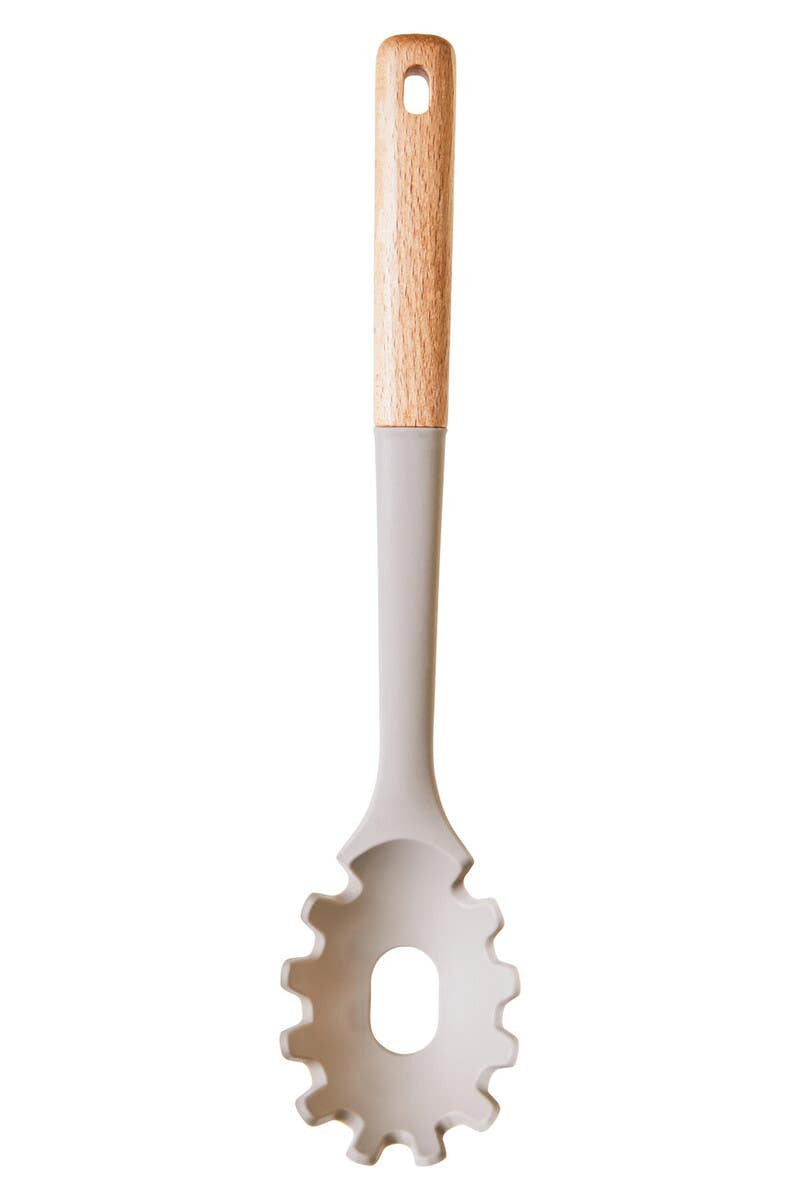 Nova Stone Grey Silicone Head Spaghetti Spoon