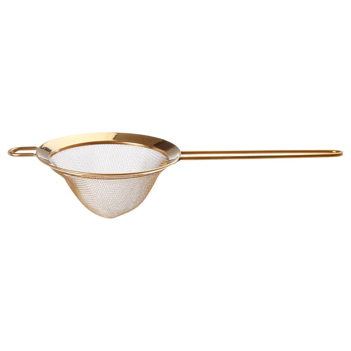 Alchemist Gold Finish Pointed Mesh Sieve