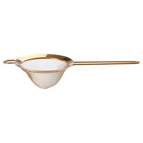 Alchemist Gold Finish Pointed Mesh Sieve