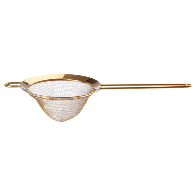Alchemist Gold Finish Pointed Mesh Sieve