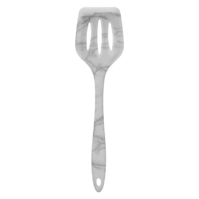 Zing Marble Effect Silicone Slotted Turner