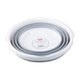 Averill Collapsible Grey and White Bucket With Handle