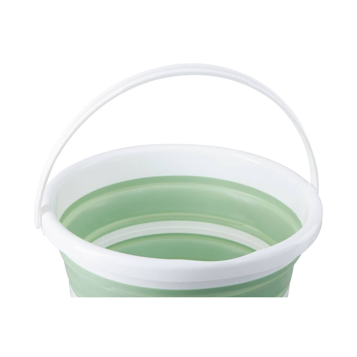 Green White Collapsible Bucket
