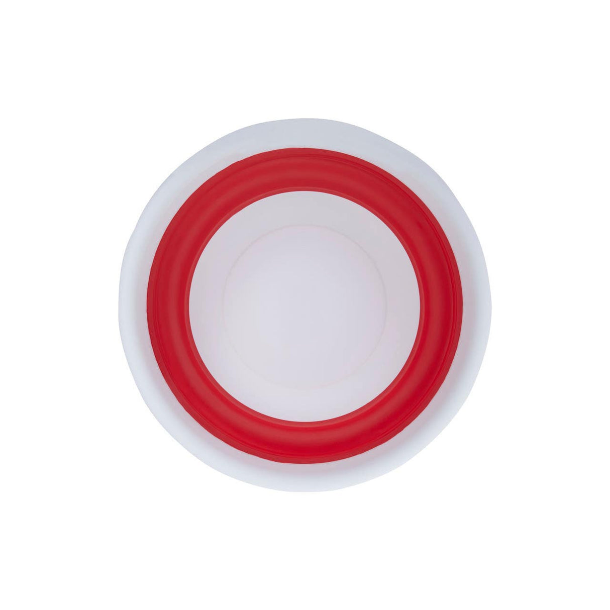Umbria Collapsible Red White Round Washing Up Bowl