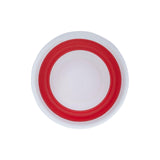 Umbria Collapsible Red White Round Washing Up Bowl
