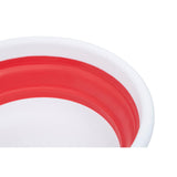 Umbria Collapsible Red White Round Washing Up Bowl