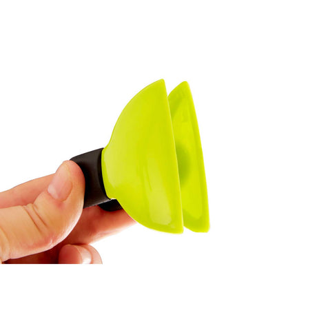 Set Of Three Lime Green Magnetic Clips