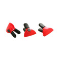 Set Of Three Red Magnetic Clips