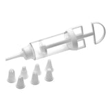 Hallie White And Clear Plastic Cake Decorating Set