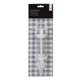 Hallie White And Clear Plastic Cake Decorating Set