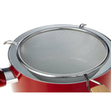 Large Sieve with Wooden Handle