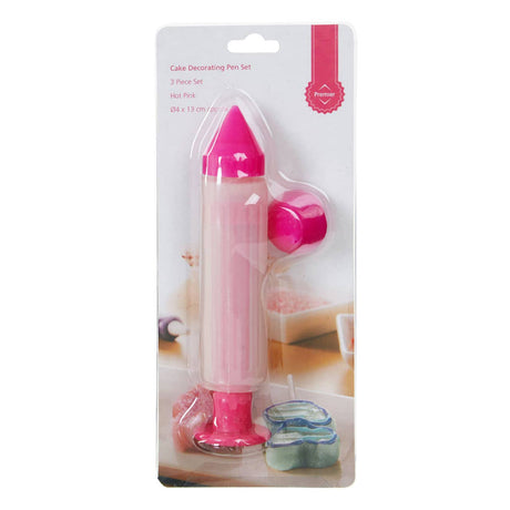 Hallie Hot Pink 3Pc Cake Decorating Pen