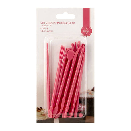 Hallie 14Pc Cake Decorating Modelling Tool Set