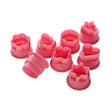 8Pc Pink Plastic Cutter Set