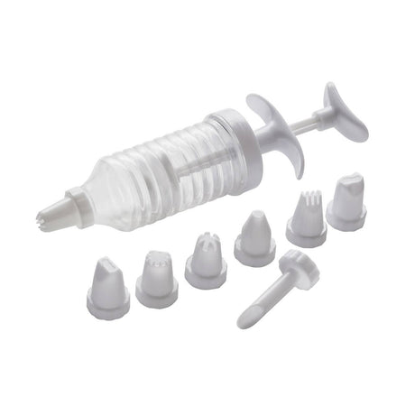 Hallie White And Clear Pp Cake Decorating Set