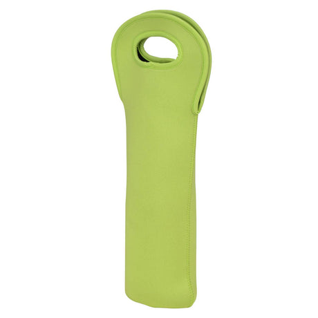 Lime Green Neoprene Wine Bottle Holder