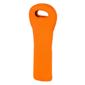 Orange Neoprene Wine Bottle Holder