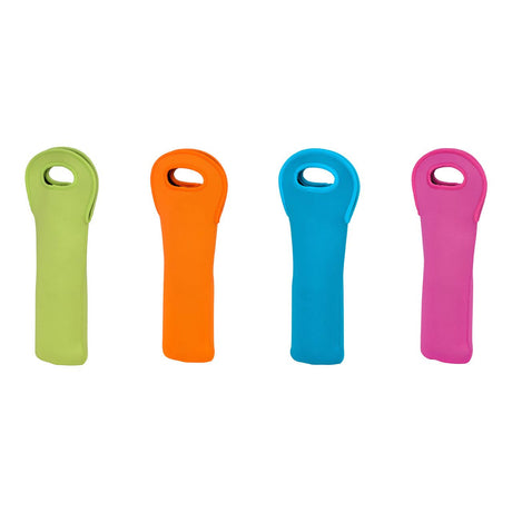 Orange Neoprene Wine Bottle Holder