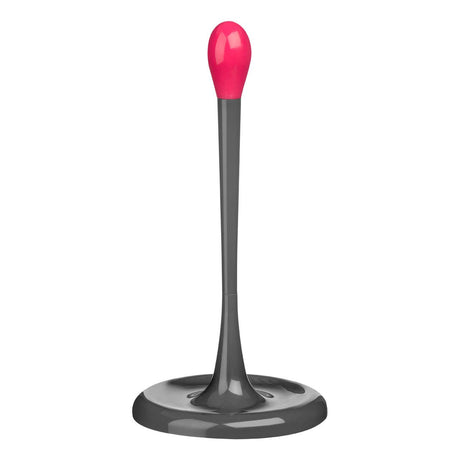Grey and Hot Pink Kitchen Roll Holder