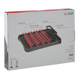 Grey and Hot Pink Dish Drainer