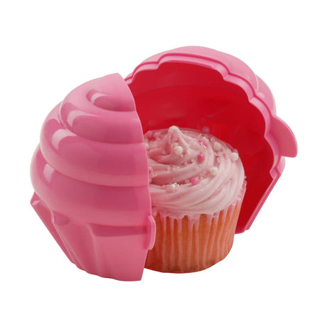Hallie Hot Pink PP Cupcake Keeper