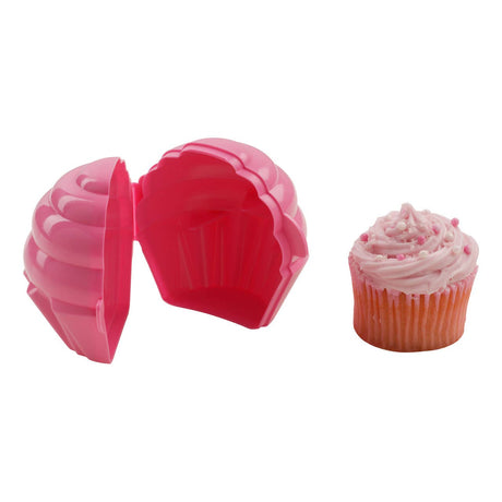 Hallie Hot Pink PP Cupcake Keeper