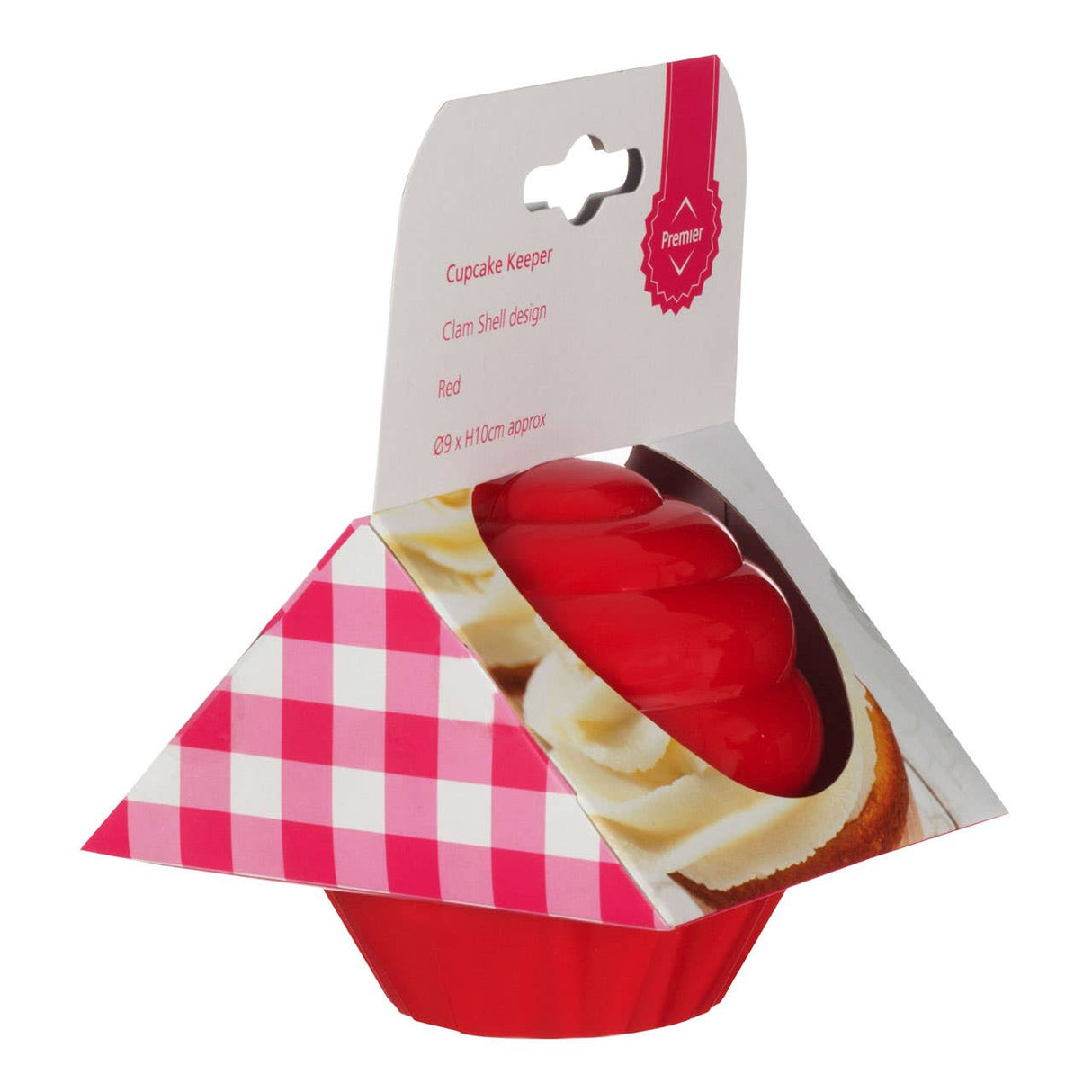 Red PP Cupcake Keeper